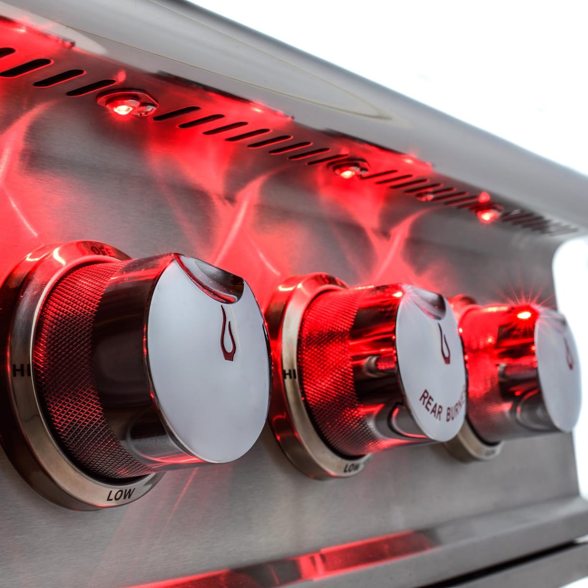 Professional LUX 34-Inch 3-Burner Built-In Natural Gas Grill w/ Rear Infrared Burner